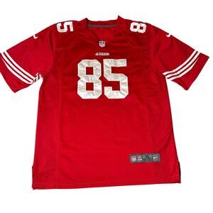 Red Vernon Davis #85 Jersey Youth XL Red Stitched San Francisco 49ers NFL‎ Nike